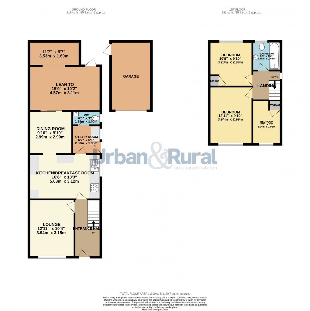 Floorplan for Bedford, Bedfordshire