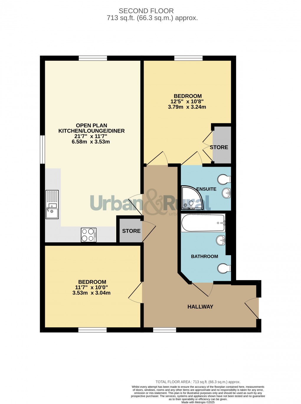 Floorplan for Bedford, Bedfordshire