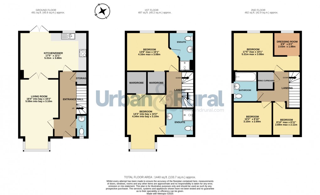 Floorplan for Bedford, Bedfordshire