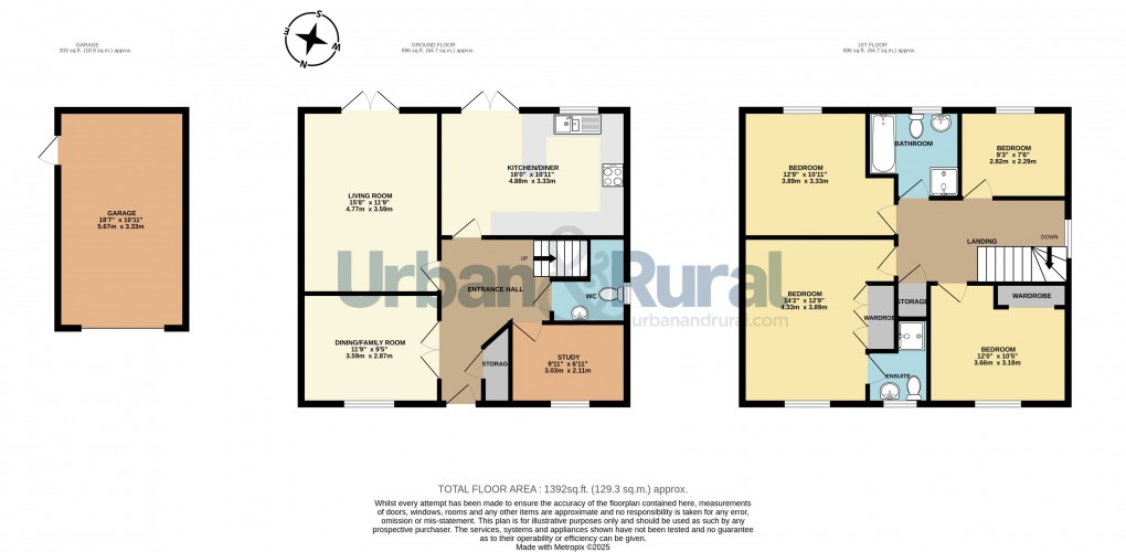 Floorplan for Bedford, Bedfordshire