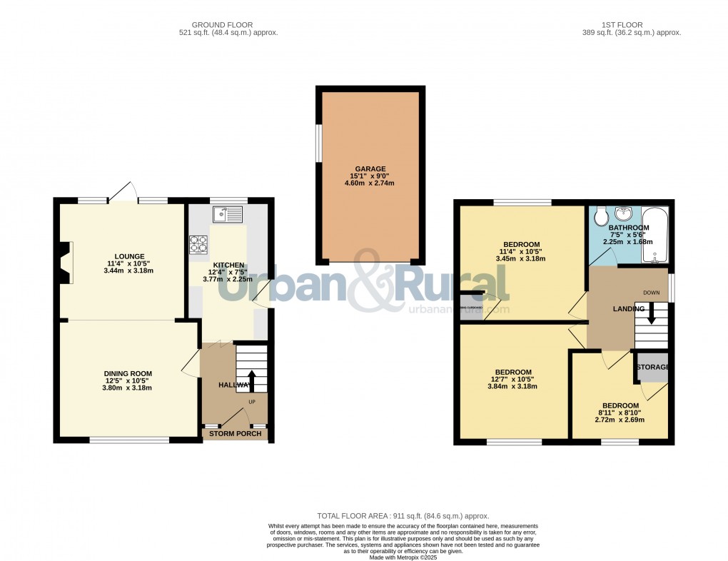 Floorplan for Bedford, Bedfordshire