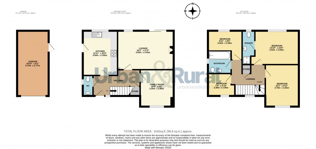 Floorplan for Bedford, Bedfordshire