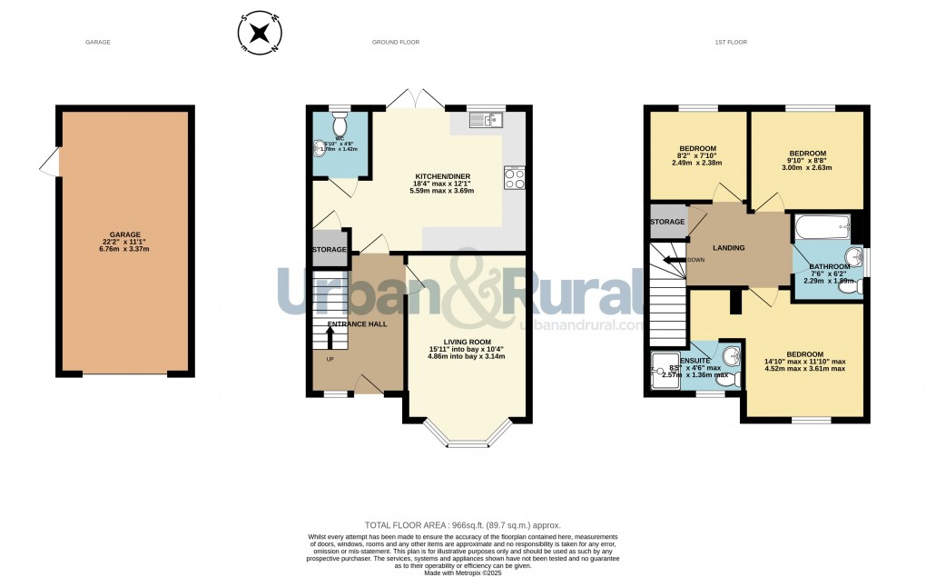 Floorplan for Bromham, Bedford, Bedfordshire