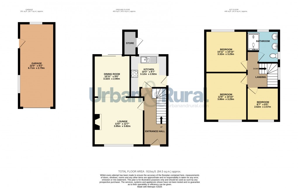 Floorplan for Elstow, Bedford, Bedfordshire