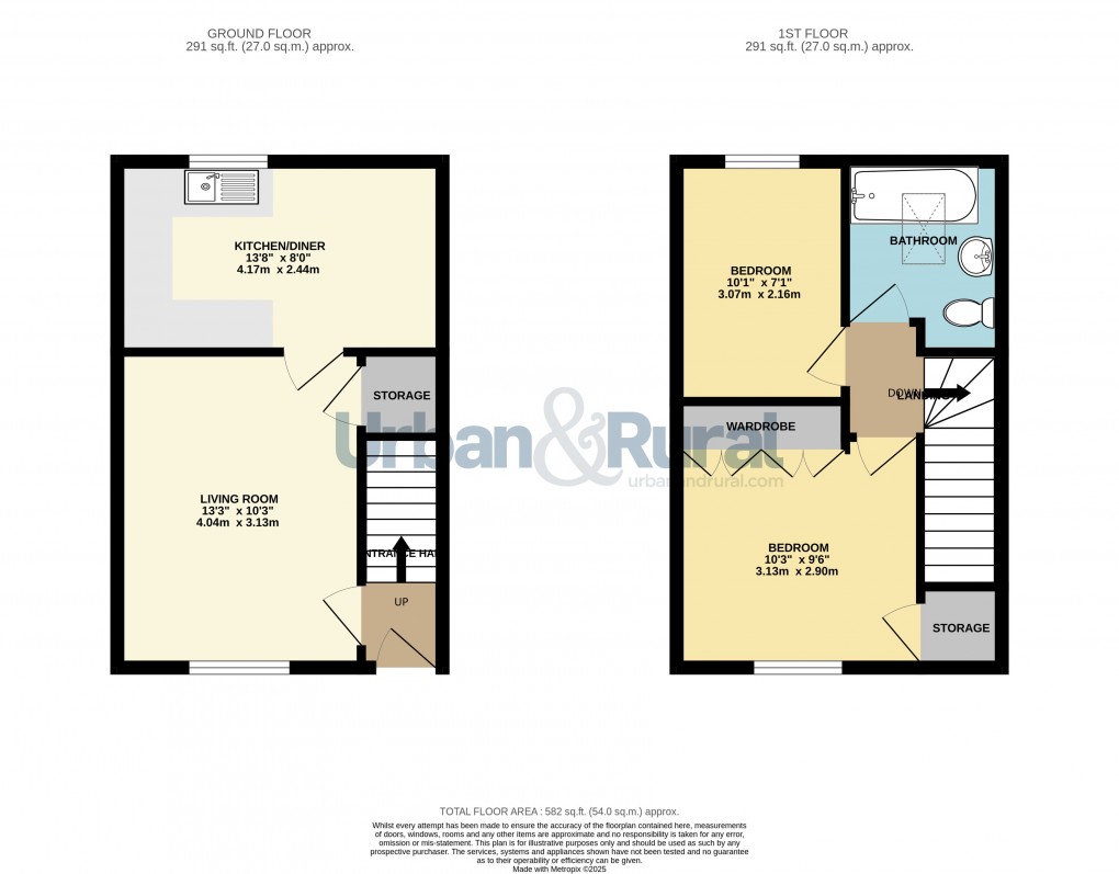 Floorplan for Harrold, Bedford, Bedfordshire