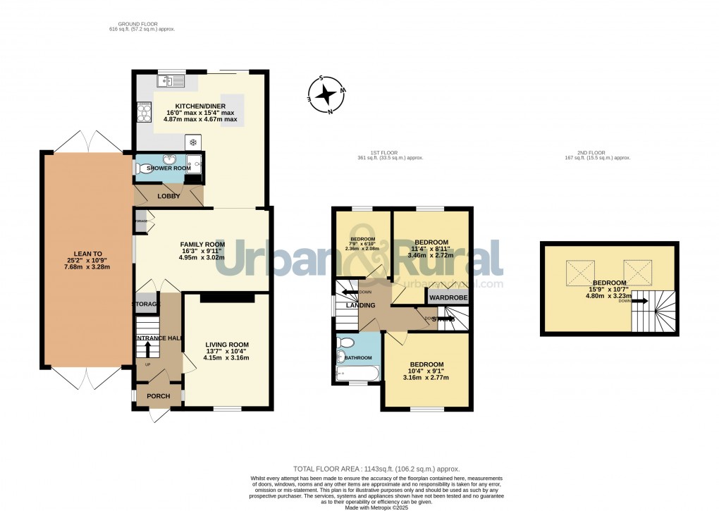 Floorplan for Clapham, Bedford, Bedfordshire