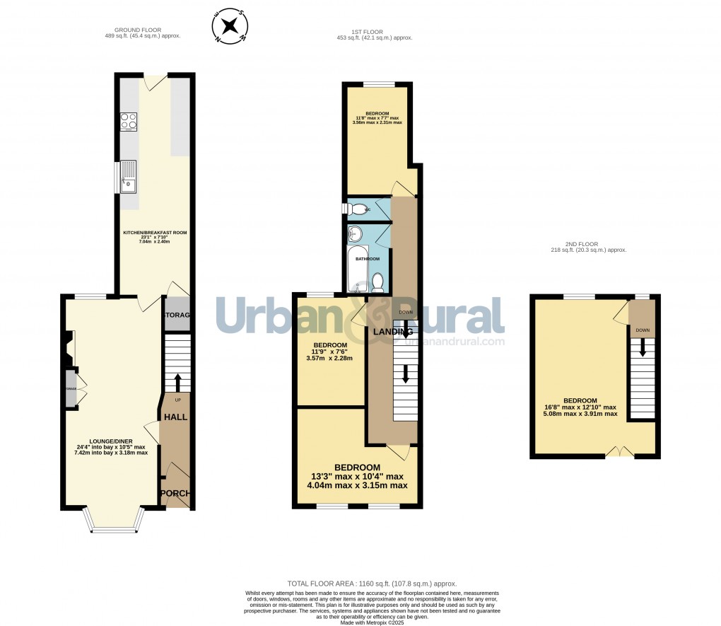 Floorplan for Kempston, Bedford, Bedfordshire