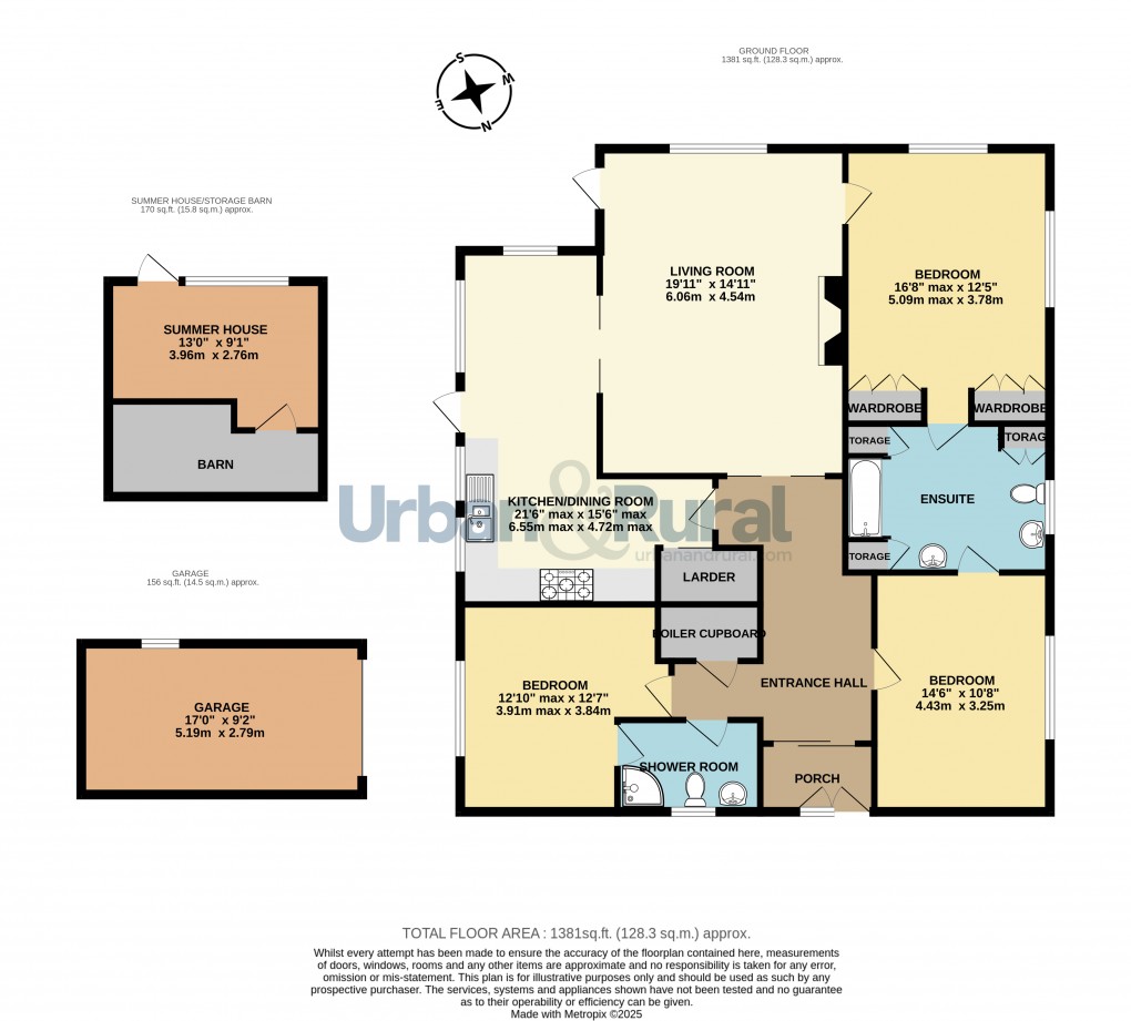 Floorplan for Sharnbrook, Bedford, Bedfordshire