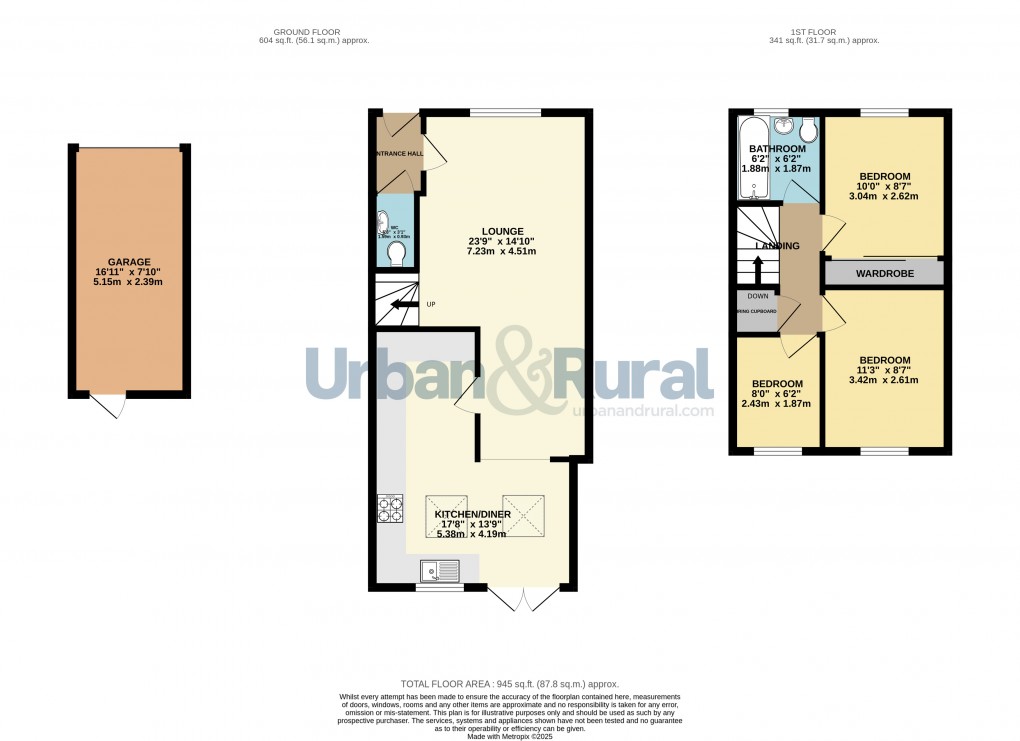 Floorplan for Bromham, Bedford, Bedfordshire