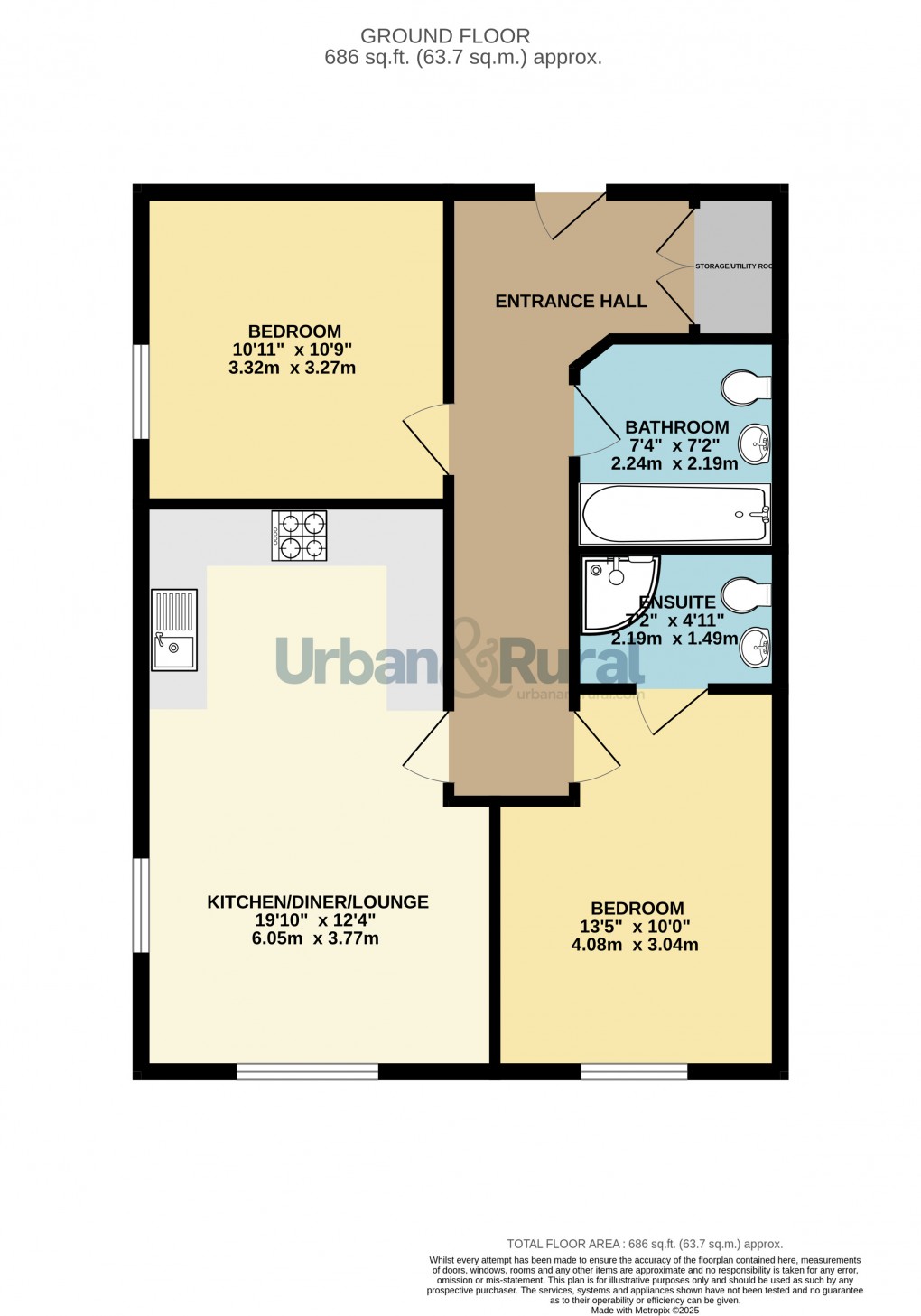 Floorplan for Bedford, Bedfordshire