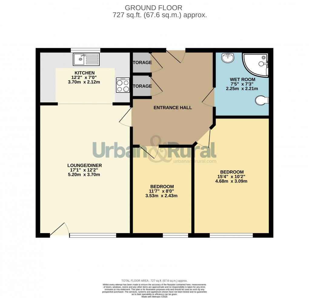 Floorplan for Bedford, Bedfordshire