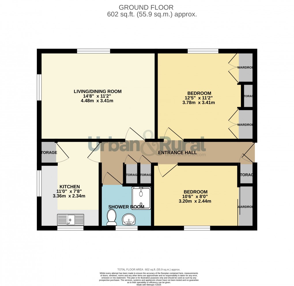 Floorplan for Bedford, Bedfordshire
