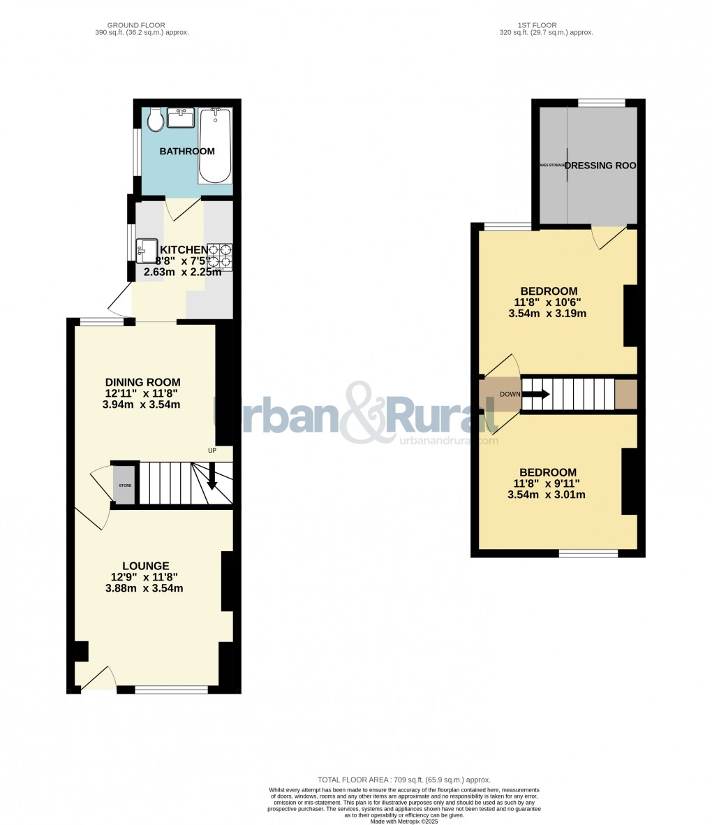 Floorplan for Kempston, Bedford, Bedfordshire