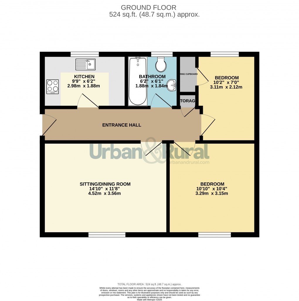 Floorplan for Bedford, Bedfordshire