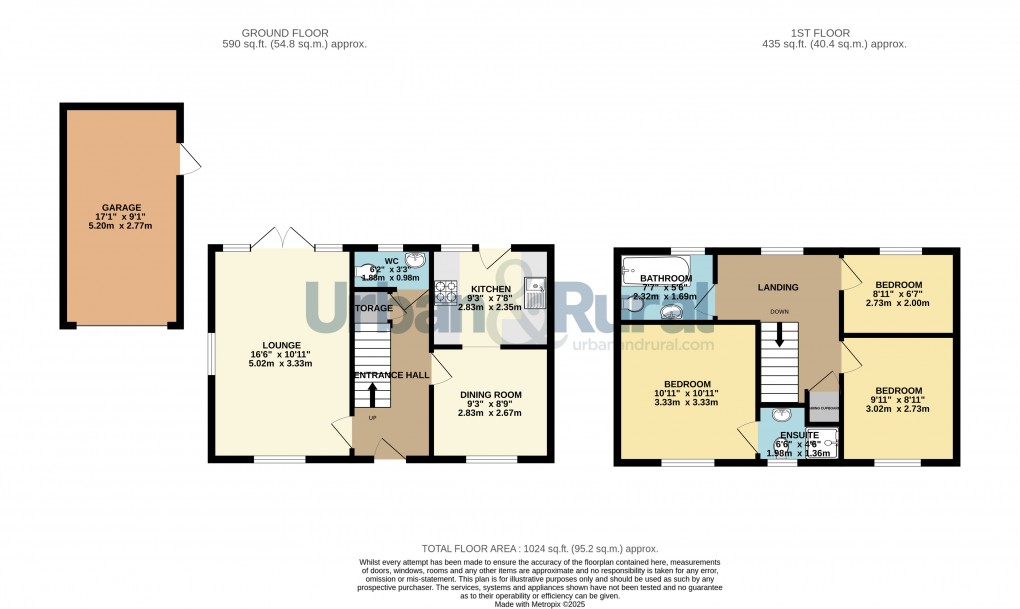 Floorplan for Great Barford, Bedford, Bedfordshire
