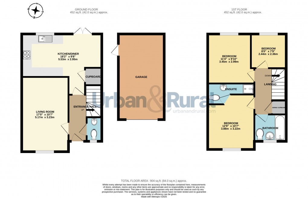 Floorplan for Shortstown, Bedford, Bedfordshire