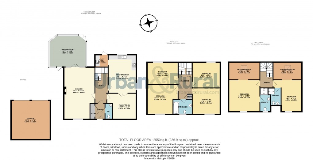 Floorplan for Bromham, Bedford, Bedfordshire