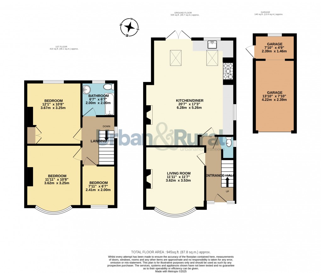 Floorplan for Bedford, Bedfordshire