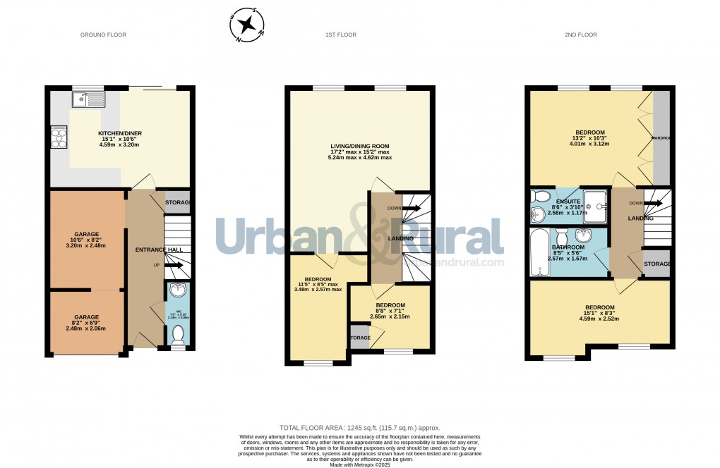 Floorplan for Bedford, Bedfordshire