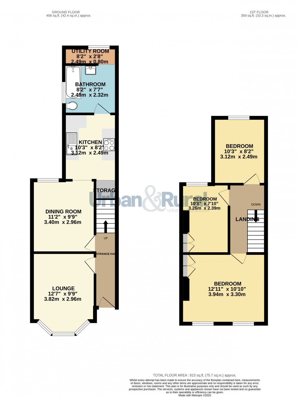 Floorplan for Bedford, Bedfordshire