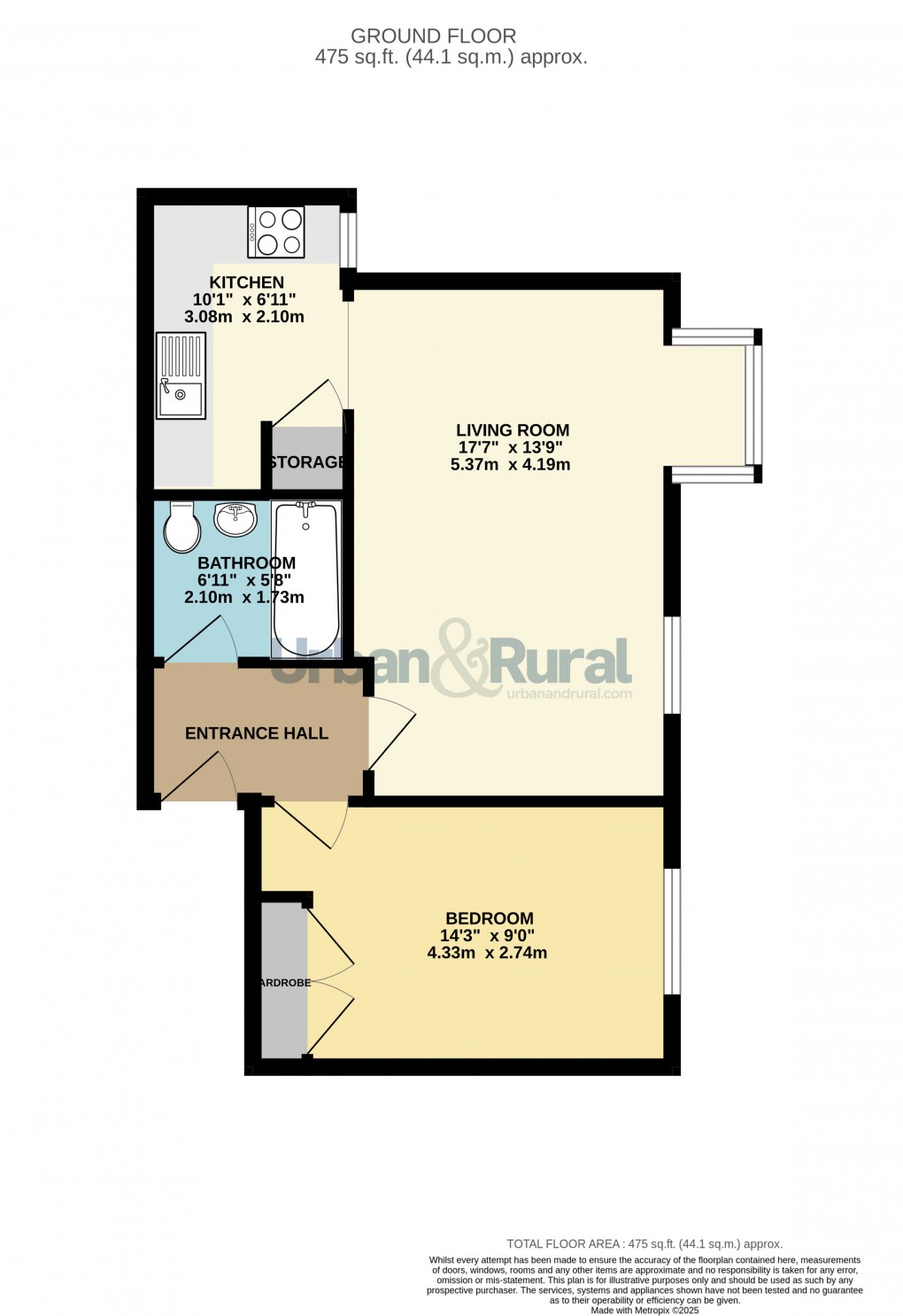 Floorplan for Bedford, Bedfordshire