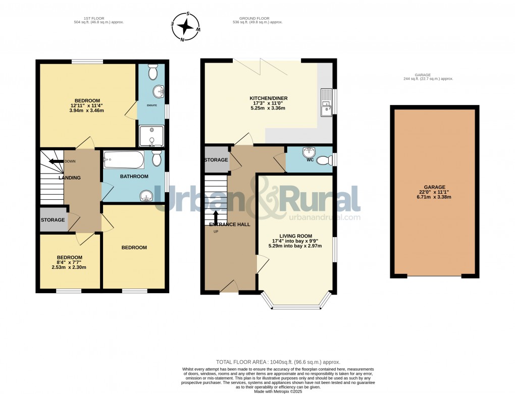 Floorplan for Great Barford, Bedford, Bedfordshire