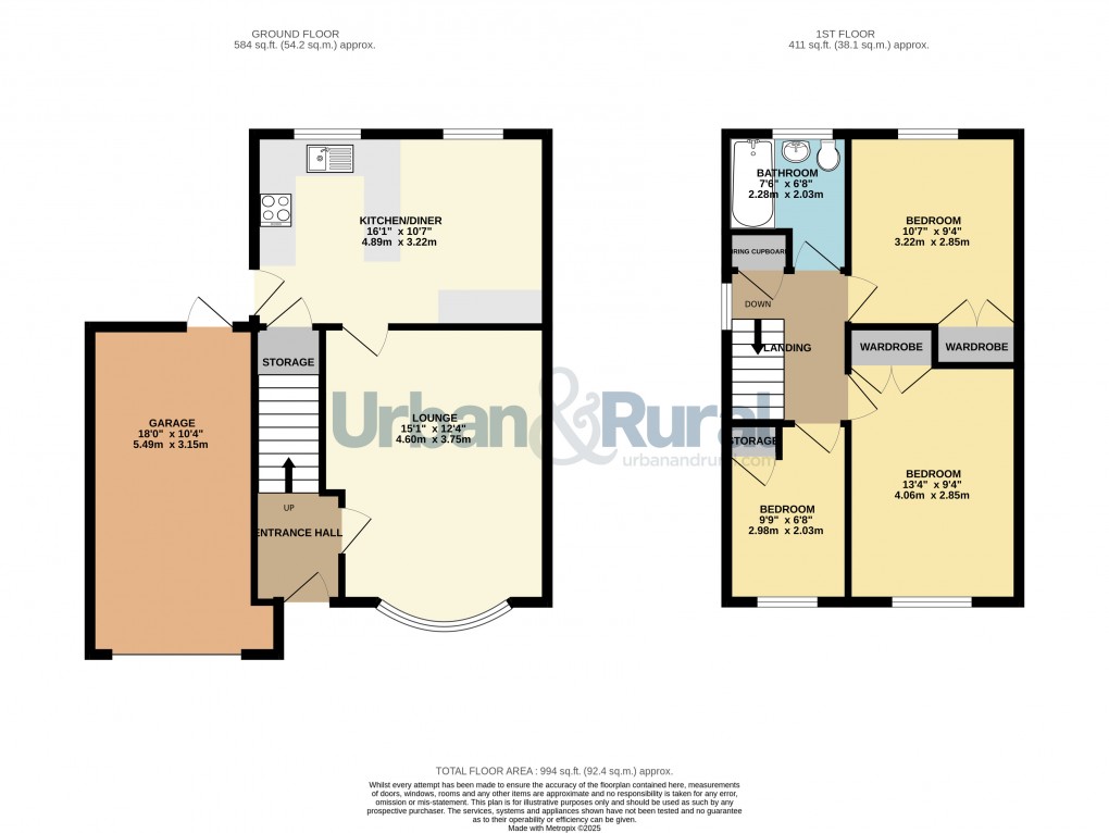 Floorplan for Bedford, Bedfordshire