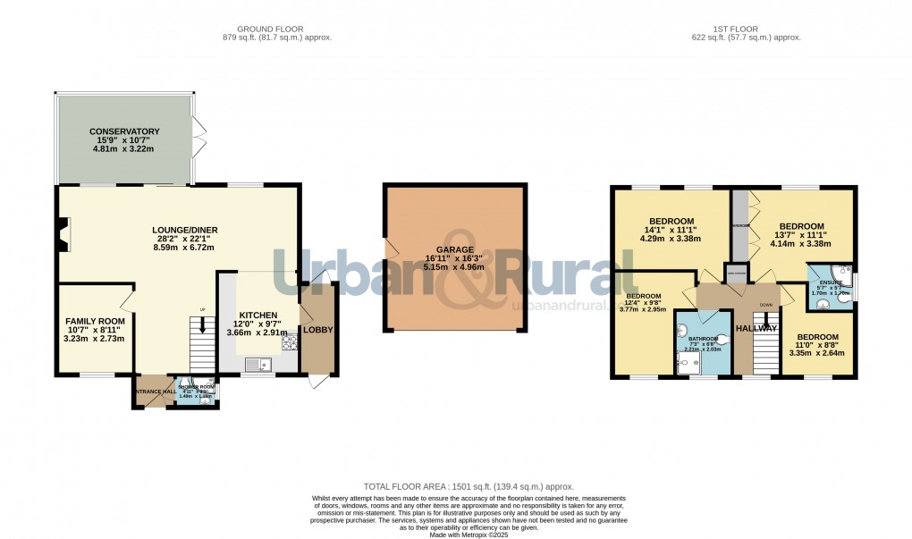Floorplan for Roxton, Bedford, Bedfordshire