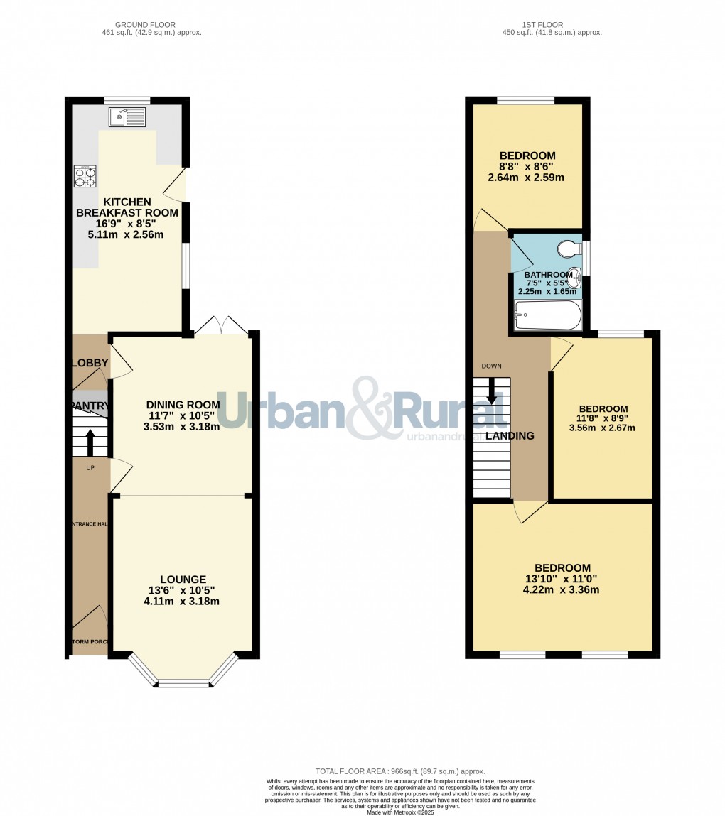 Floorplan for Bedford, Bedfordshire