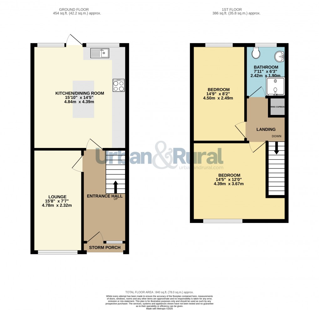 Floorplan for Sharnbrook, Bedford, Bedfordshire