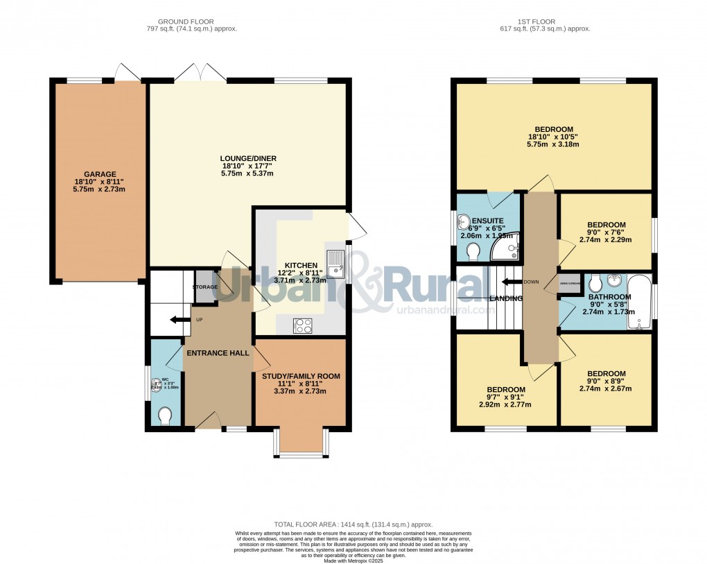 Floorplan for Bedford, Bedfordshire