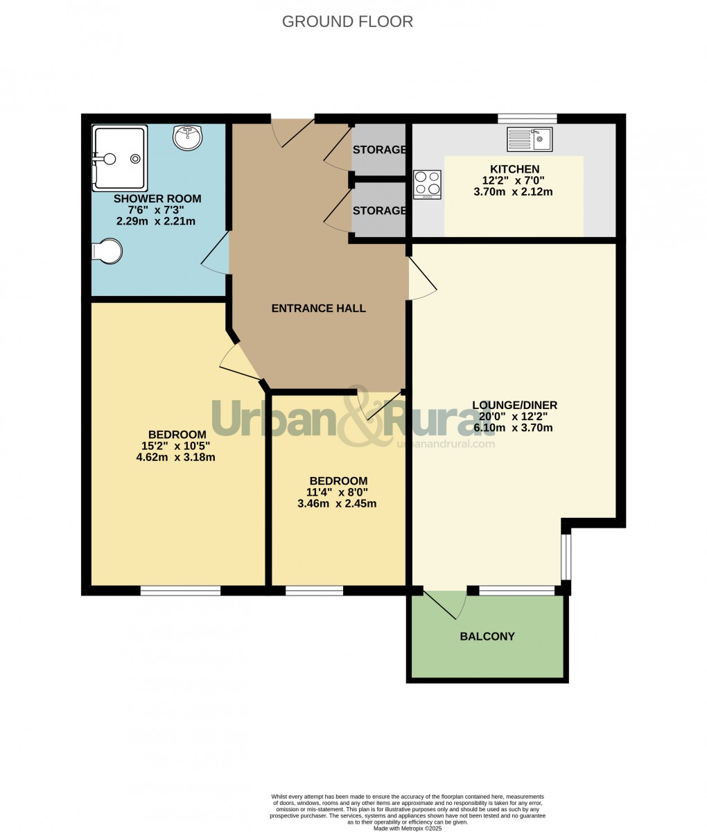Floorplan for Bedford, Bedfordshire
