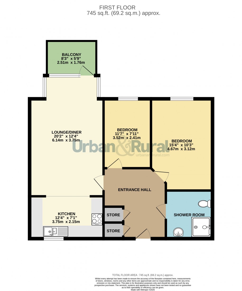 Floorplan for Bedford, Bedfordshire