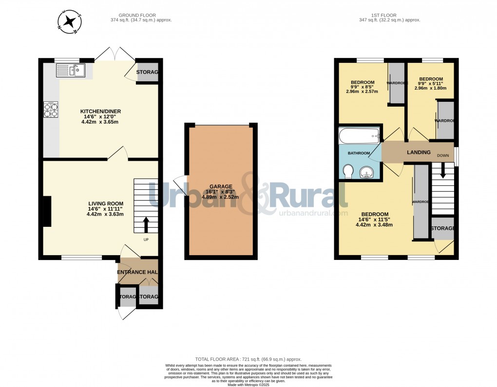 Floorplan for Bedford, Bedfordshire