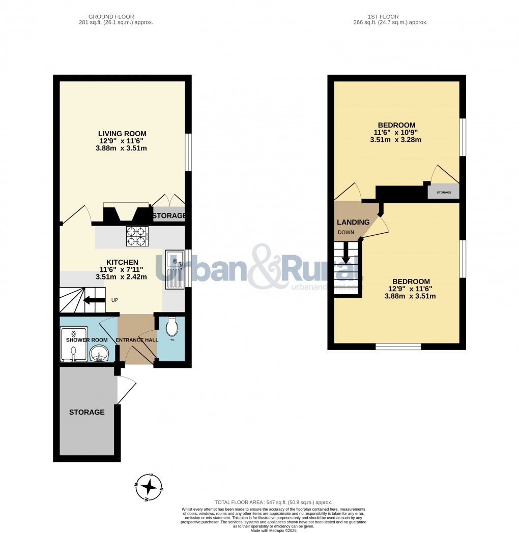 Floorplan for Bedford, Bedfordshire