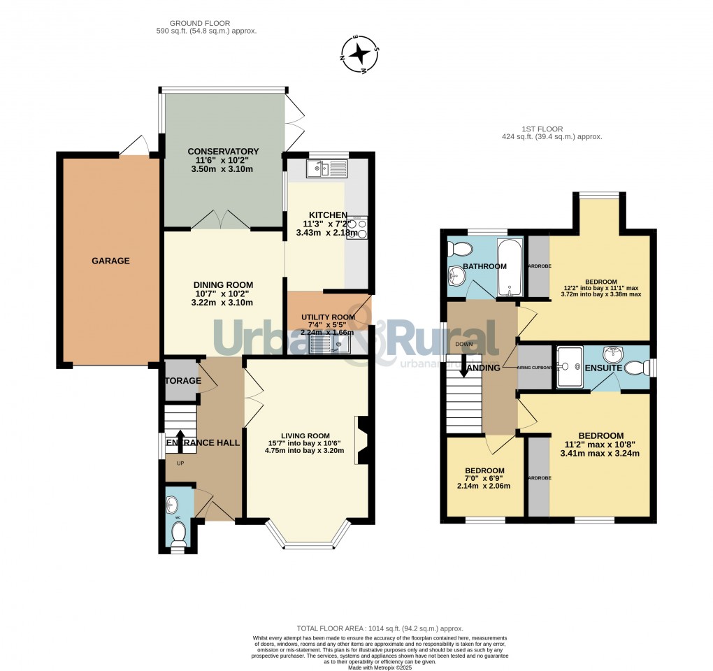 Floorplan for Bedford, Bedfordshire
