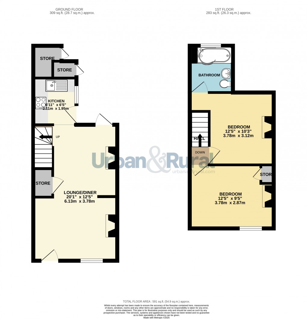 Floorplan for Clapham, Bedford, Bedfordshire
