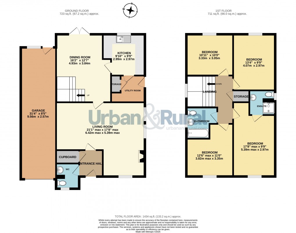 Floorplan for Bedford, Bedfordshire