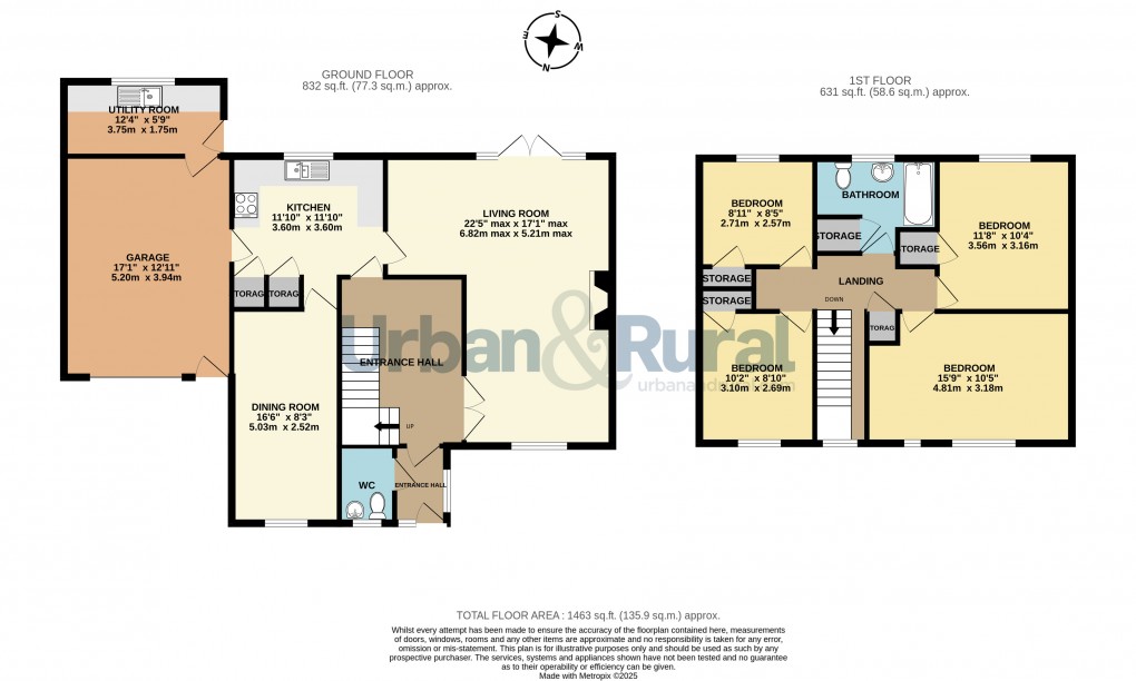 Floorplan for Sharnbrook, Bedford, Bedfordshire