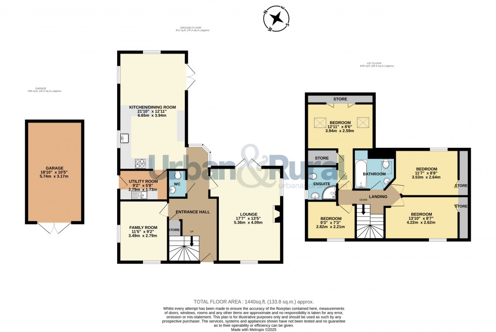 Floorplan for Thurleigh, Bedford, Bedfordshire