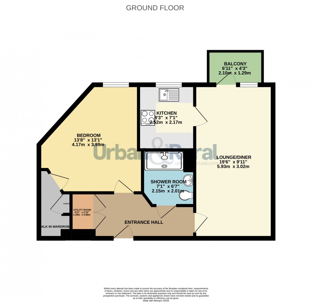 Floorplan for Bedford, Bedfordshire