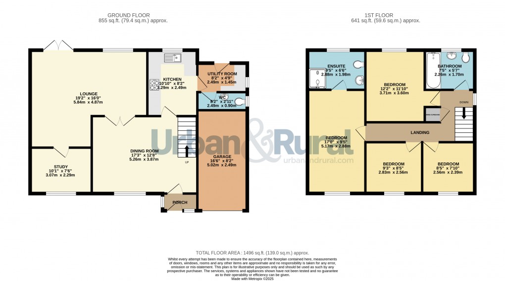 Floorplan for Bedford, Bedfordshire