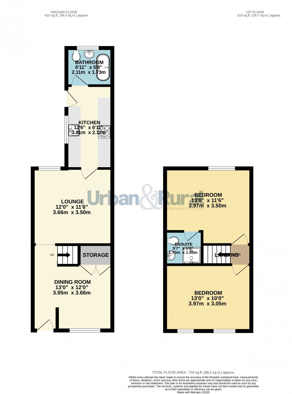 Floorplan for Bedford, Bedfordshire