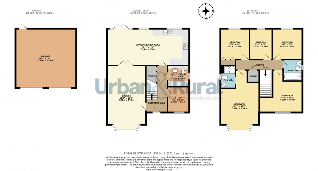 Floorplan for Biddenham, Bedford, Bedfordshire