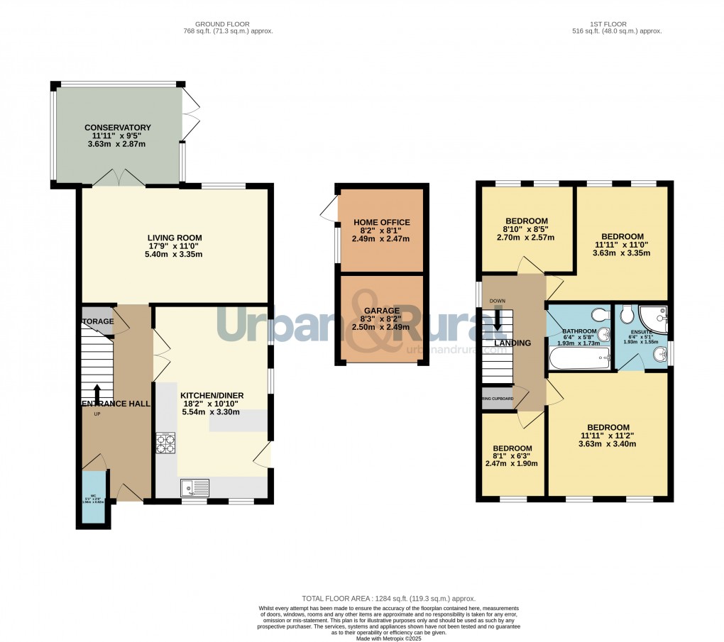 Floorplan for Bedford, Bedfordshire