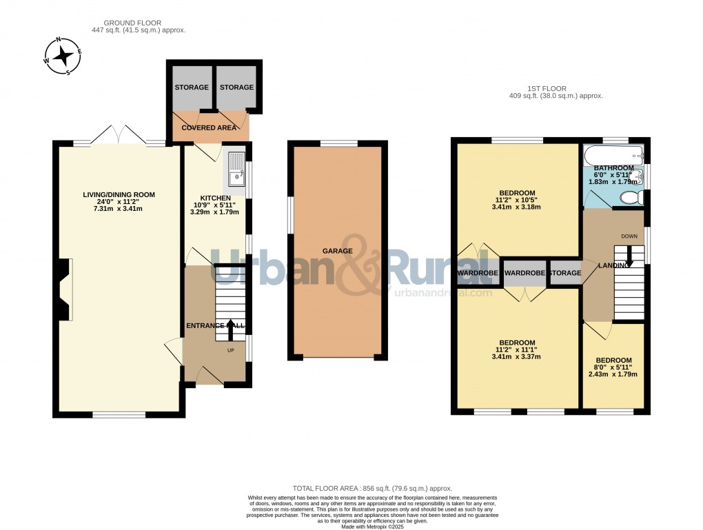 Floorplan for Clapham, Bedford, Bedfordshire