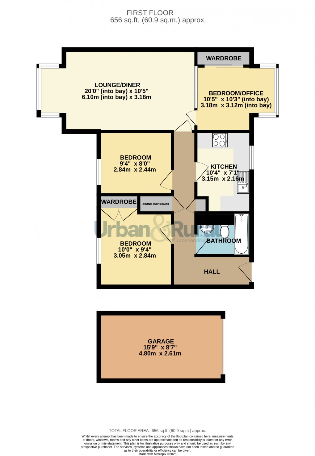 Floorplan for Tavistock Place, Bedford, Bedfordshire