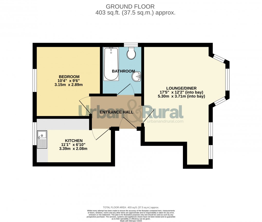 Floorplan for Bedford, Bedfordshire