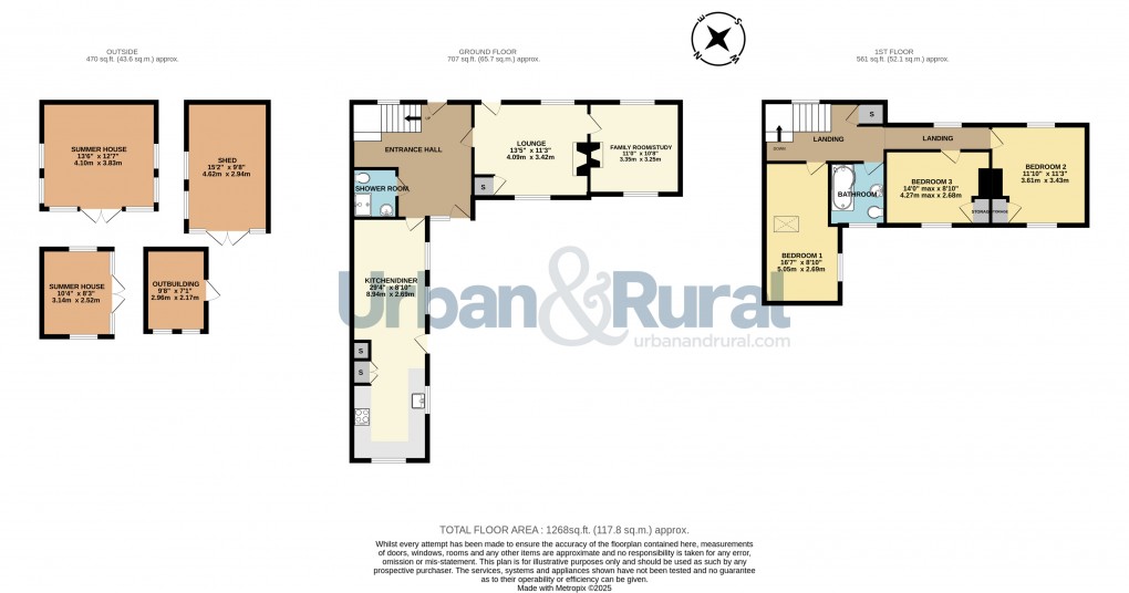 Floorplan for Carlton, Bedford, Bedfordshire