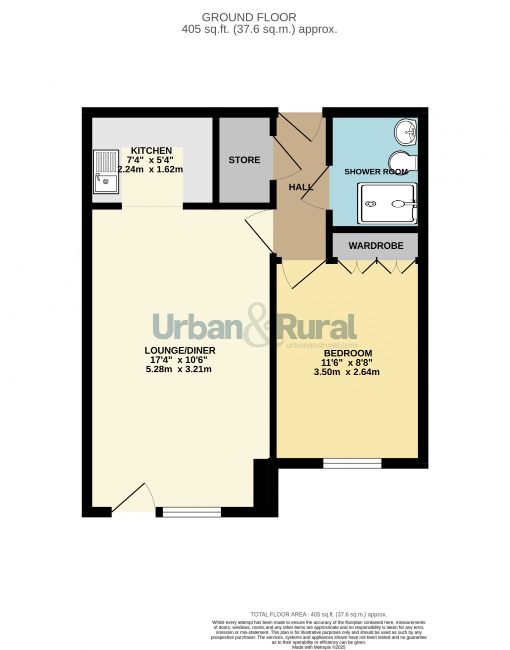 Floorplan for Bedford, Bedfordshire